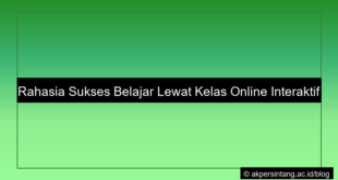 desain kelas online interaktif