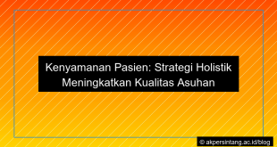 Kenyamanan pasien