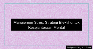Manajemen stres