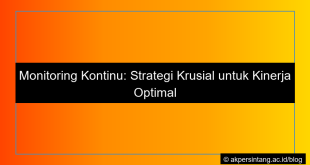 Monitoring kontinu
