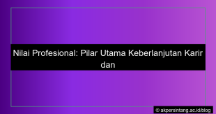 Nilai profesional