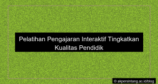 Pelatihan Pengajaran Interaktif
