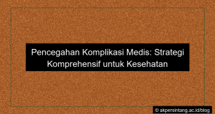 gambar Pencegahan komplikasi