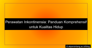 Perawatan inkontinensia