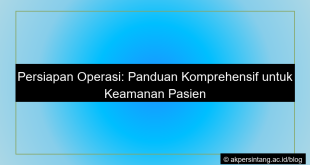 desain Persiapan operasi