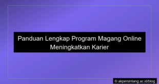 grafik Program Magang Online