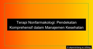 Terapi nonfarmakologi