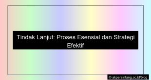konten visual Tindak lanjut