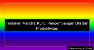 gambar Tindakan mandiri