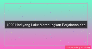visual 1000 hari yang lalu