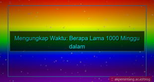 ilustrasi 1000 minggu berapa tahun