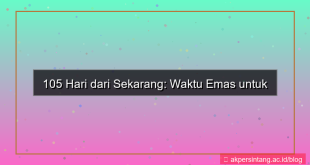 konten 105 hari dari sekarang