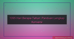 desain 1095 hari berapa tahun