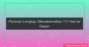 tampilan 111 hari dari sekarang
