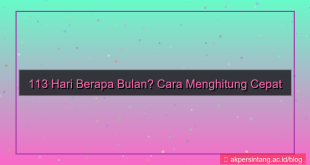 gambar 113 hari berapa bulan