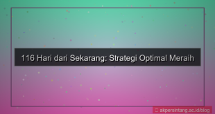 visual 116 hari dari sekarang