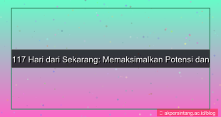 ilustrasi 117 hari dari sekarang