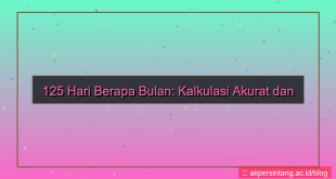 desain 125 hari berapa bulan