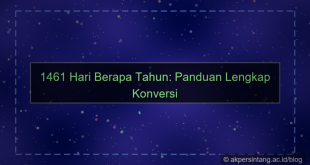 desain 1461 hari berapa tahun