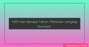 desain 1461 hari berapa tahun
