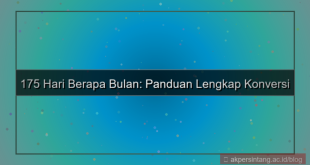 gambar 175 hari berapa bulan