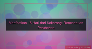 18 hari dari sekarang