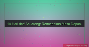 ilustrasi 19 hari dari sekarang