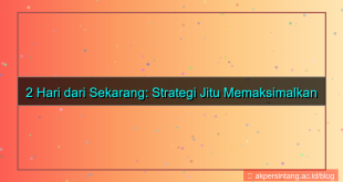 2 hari dari sekarang