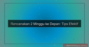 2 minggu dari sekarang