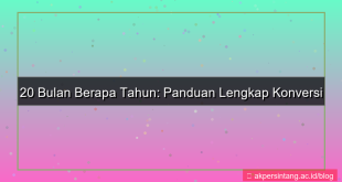 desain 20 bulan berapa tahun