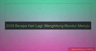 2028 berapa hari lagi