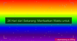 tampilan 26 hari dari sekarang