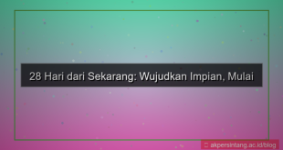 visual 28 hari dari sekarang