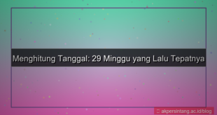 desain 29 minggu yang lalu tanggal berapa