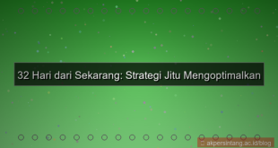 tampilan 32 hari dari sekarang