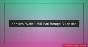 konten 395 hari berapa bulan