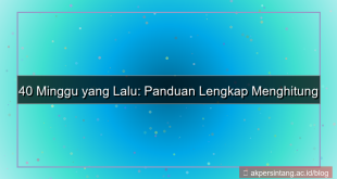 visual 40 minggu yang lalu tanggal berapa