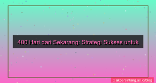 400 hari dari sekarang