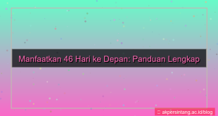 46 hari dari sekarang