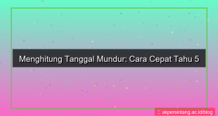 5 minggu yang lalu tanggal berapa