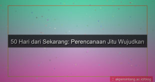50 hari dari sekarang