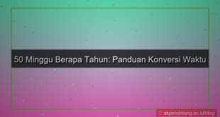 gambar 50 minggu berapa tahun