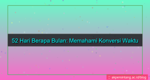 tampilan 52 hari berapa bulan