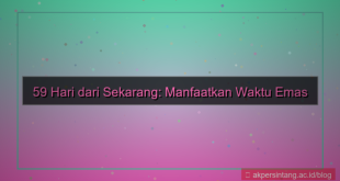 59 hari dari sekarang