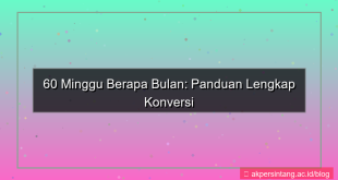 gambar 60 minggu berapa bulan