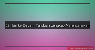 62 hari dari sekarang