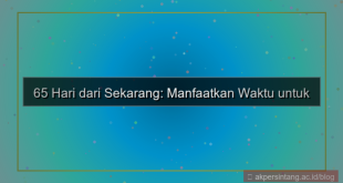 tampilan 65 hari dari sekarang