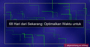 68 hari dari sekarang