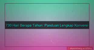 visual 730 days berapa tahun