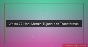 konten 77 hari dari sekarang